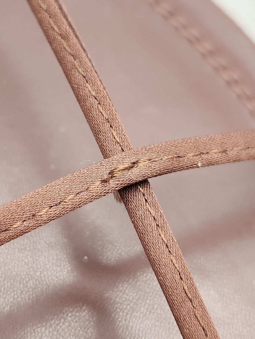 Jeffrey Campbell Sandals 8 Chocolate Brown Satin Trawl Strappy Dainty New $135 - Picture 7 of 12